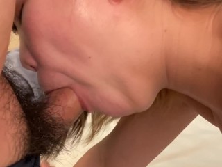 'very sensitive Japanese wife gets multiple orgasm from anal sex, after licking guy's ass and feet'