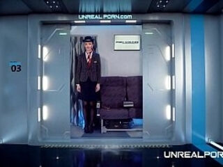 Fucking Stewardess in Airplane