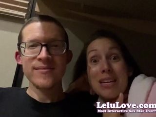 'Warming up my pussy w/ vibe b4 POV cock sucking BJ missionary sex & other behind the scenes fun and action - Lelu Love'