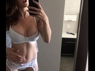 Horny Milf Masturbates on Wedding Day