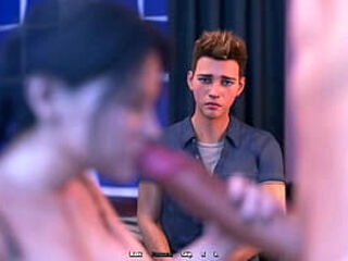 Son Watches His Busty Stepmom Fucking His Best Friend - 3D Hentai Animated Porn - Life in Santa County