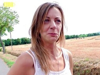 AMATEUR EURO - German Mature Gets Picked Up And Hard Fucked - Liss Longlegs