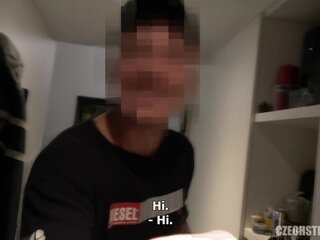 Czech Streets 112: Pregnant Lady in [censored]