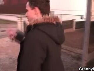 Grandma railing my kinky man rod