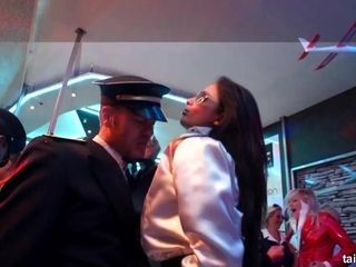 Busty drunk sluts in the local night club