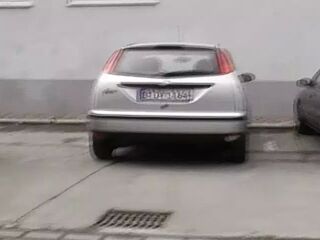 Naughty German damsel pruning her vag in her glorious pantyhose