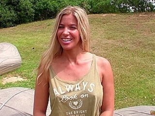 Breaking The Blondes Tight Ass