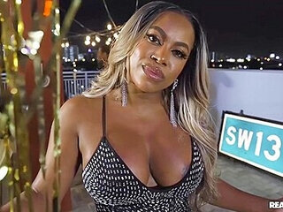 Perverted Ebony Step mom Breyana Moore Breathtaking Sex S