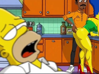 Marge Fucked While Homer's Takes a Nap - 2D Simpsons Animation
