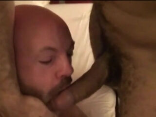 Chubby German DILF rimmed by masseur before gives BJ