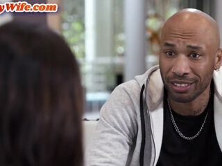 MILF wife smashed by big black cock in wet pussy hole