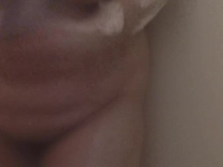 Sensual BBW Fresh Head and Shower Shave Masturbation