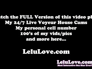 'Amateur babe licking your pre-cum from her big toe & footjob to HUGE cumshot all over her toes & soles - Lelu Love'