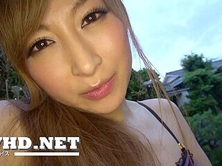 Reira Aisaki's Playful Interaction with Her Young Asian Charm