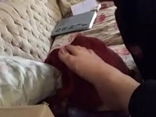 Cum on sexy hot wife feet