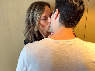 Wife Fucks Two Cocks After Night Out Before Being Covered in Cum  Hotwife