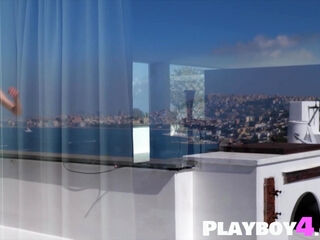 Latina Karoline CC posing in lingerie