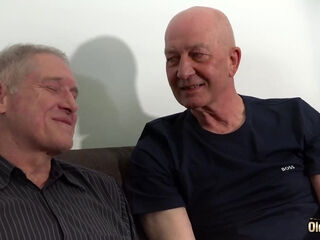 Pervy teen has weak spot for older cocks and needs 2 at once