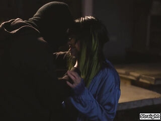 Please put on the mask and fist me rough