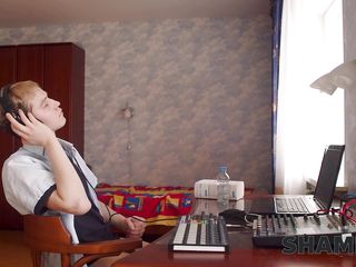 Stepson Gets A Blowjob From Stepmother