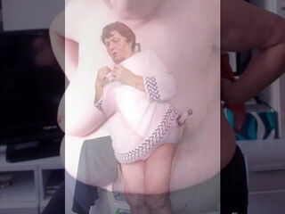 OMAGEIL Monstrous breasts on a big belly