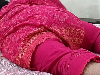 Hot Indian stepmom was enjoying solitude and I took advantage of the opportunity