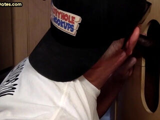Amateur gloryhole mature gay sucks Black BF at home