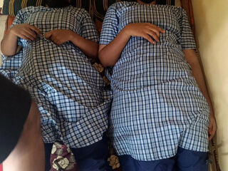 School girl with step father