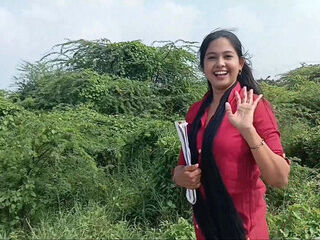 FIRST TIME DESI BEAUTIFUL WITH STRANGER FROM OUTDOOR